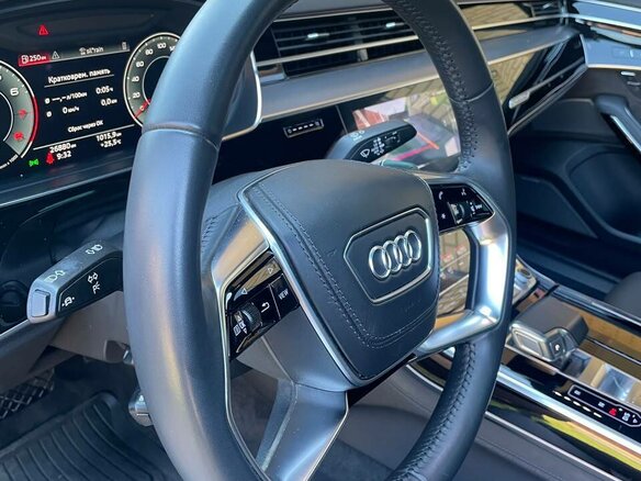 2021 Audi A8 Long 55 TFSI IV (D5), чёрный, 9200000 рублей - вид 6