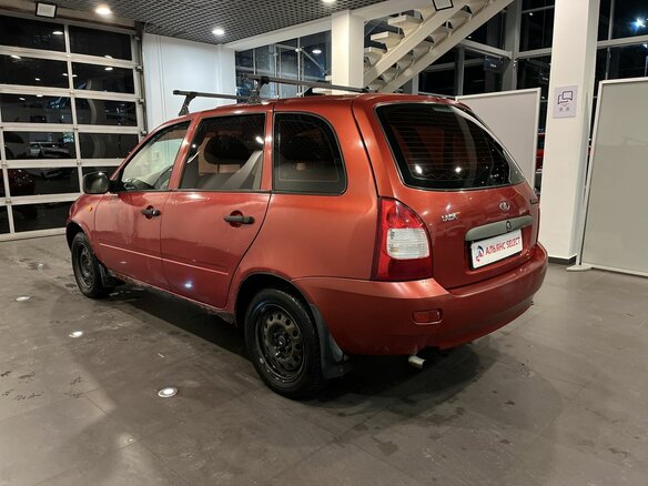 2009 Lada (ВАЗ) Kalina I, красный, 176000 рублей - вид 4