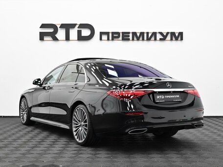 2020 Mercedes-Benz S-Класс 450 Long 4MATIC VII (W223), чёрный, 7990000 рублей, вид 4