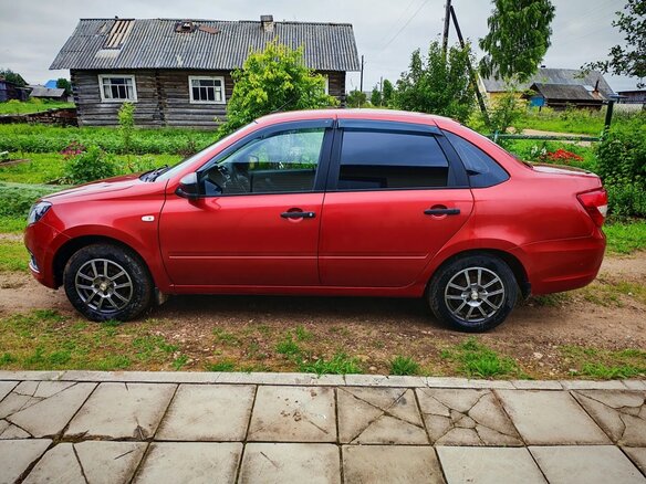 2019 Lada (ВАЗ) Granta I Рестайлинг, красный, 680000 рублей - вид 15