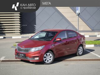 2015 Kia Rio III Рестайлинг, красный, 1080000 рублей, вид 1