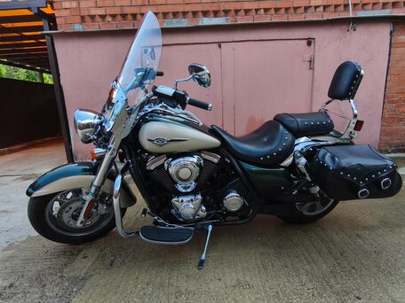 2009 Kawasaki VN1700 Vulcan, зелёный, 740000 рублей, вид 5