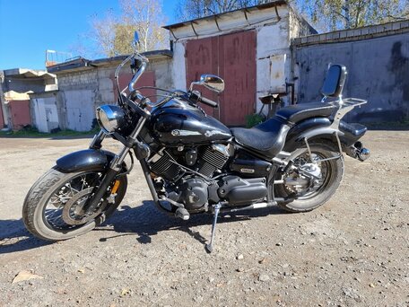 2009 Yamaha XVS1100, чёрный, 570000 рублей, вид 2