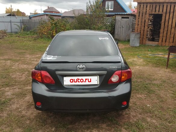2007 Toyota Corolla AMT X (E140, E150), серый, 600000 рублей - вид 4