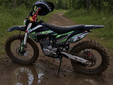 2023 Motoland XR250 Enduro, зелёный, 105000 рублей, вид 1