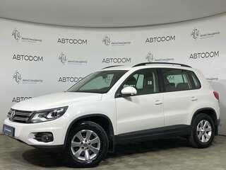 2013 Volkswagen Tiguan I Рестайлинг, белый, 1378800 рублей, вид 1