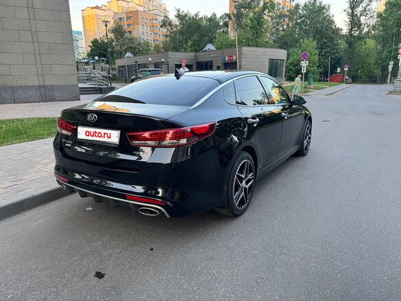 2017 Kia Optima IV, чёрный, 1849000 рублей - вид 4