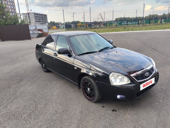 2010 Lada (ВАЗ) Priora I, чёрный, 350000 рублей - вид 10