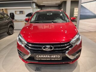 2026 Lada (ВАЗ) Vesta I Рестайлинг (NG), красный, 1880000 рублей, вид 3