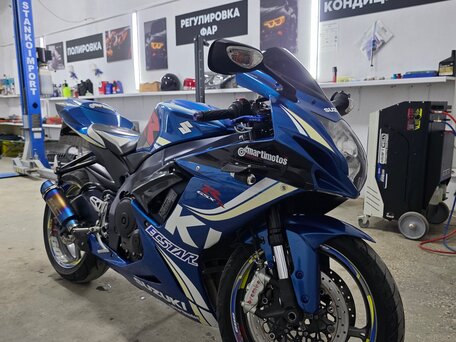 2011 Suzuki GSX-R 600, синий, 550000 рублей, вид 1