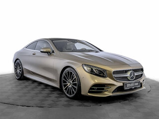 2018 Mercedes-Benz S-Класс 560 4MATIC VI (W222, C217) Рестайлинг, золотистый, 8880000 рублей, вид 3