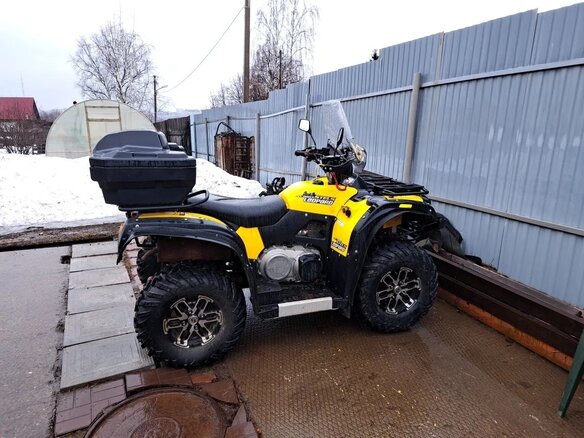 2018 Stels ATV-500YS Leopard, жёлтый, 490000 рублей - вид 2