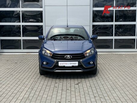 2018 Lada (ВАЗ) Vesta Cross I, синий, 1020000 рублей, вид 2