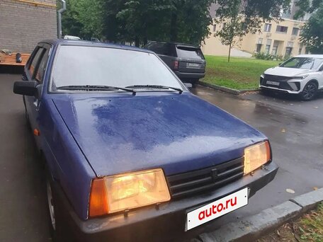 1998 Lada (ВАЗ) 21099, синий, 270000 рублей, вид 4