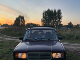 2008 Lada (ВАЗ) 2107, пурпурный, 85000 рублей, вид 2