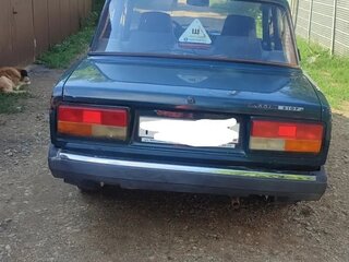 2007 Lada (ВАЗ) 2107, зелёный, 250000 рублей, вид 4