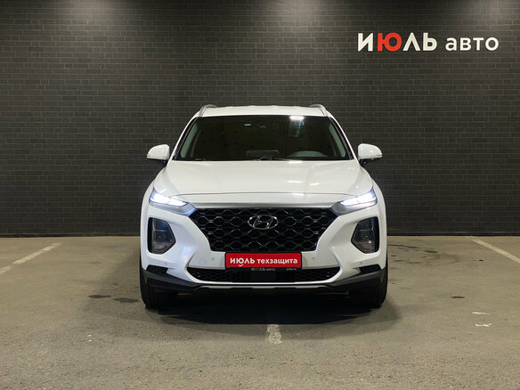 2019 Hyundai Santa Fe IV, белый, 3230000 рублей - вид 1