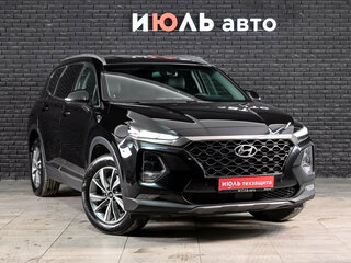 2018 Hyundai Santa Fe IV, чёрный, 2500000 рублей, вид 3