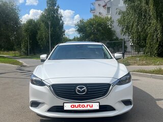 2017 Mazda 6 III (GJ) Рестайлинг, белый, 1900000 рублей, вид 3