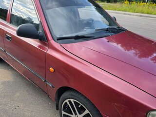 2006 Hyundai Accent ТагАЗ II, красный, 200000 рублей, вид 3