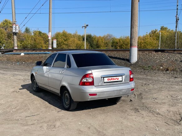 2008 Lada (ВАЗ) Priora I, серебристый, 135000 рублей - вид 4