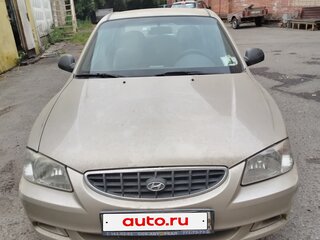 2005 Hyundai Accent ТагАЗ II, бежевый, 350000 рублей, вид 2