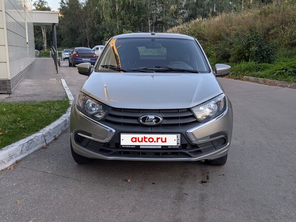 2021 Lada (ВАЗ) Granta I Рестайлинг, серый, 499000 рублей - вид 1
