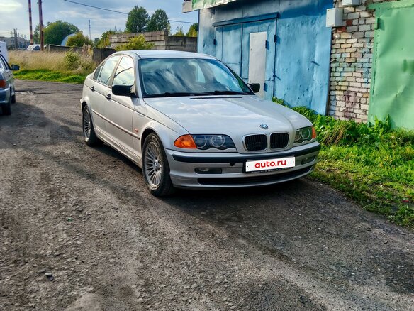 2001 BMW 3 серии 316i IV (E46), серебристый, 520000 рублей - вид 2