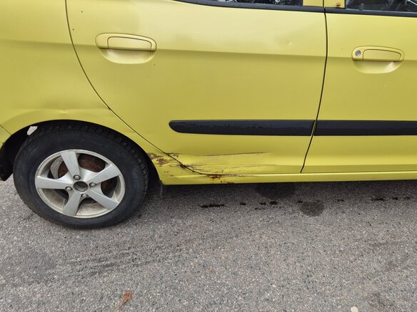 2007 Kia Picanto I, жёлтый, 150000 рублей - вид 5
