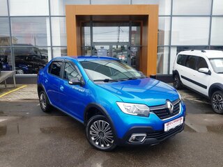 2020 Renault Logan Stepway II Рестайлинг, синий, 949300 рублей, вид 3