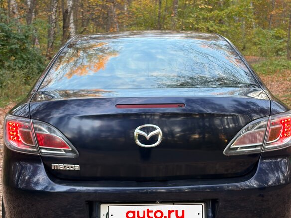 2008 Mazda 6 II (GH), синий, 640000 рублей - вид 3