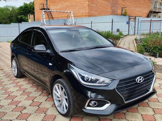 2019 Hyundai Solaris II, чёрный, 1300000 рублей, вид 4