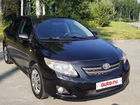2008 Toyota Corolla AMT X (E140, E150), чёрный, 649000 рублей, вид 4