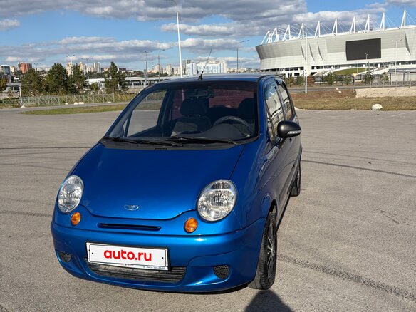 2013 Daewoo Matiz I Рестайлинг, синий, 350000 рублей - вид 1