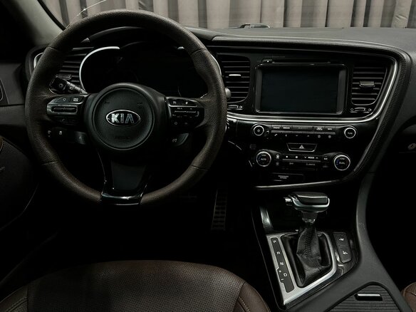 2014 Kia Optima III Рестайлинг, чёрный, 939888 рублей - вид 11