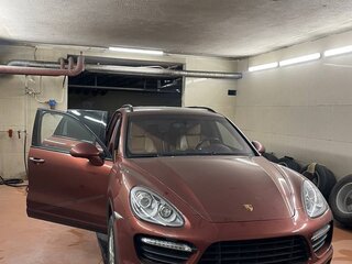 2012 Porsche Cayenne Turbo II (958), коричневый, 2900000 рублей, вид 2