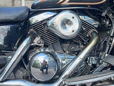 2001 Kawasaki VN1500 Vulcan, чёрный, 415000 рублей, вид 3