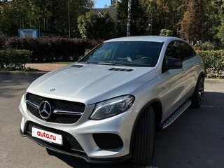 2016 Mercedes-Benz GLE Coupe 450 AMG I (C292), серебристый, 3690000 рублей, вид 3