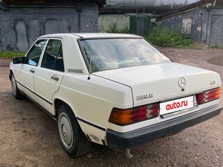 1986 Mercedes-Benz 190 (W201), белый, 595000 рублей, вид 4