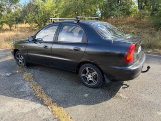 2007 Chevrolet Lanos I, чёрный, 99999 рублей, вид 3