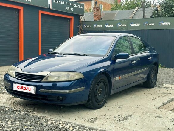 2002 Renault Laguna II, синий - вид 1