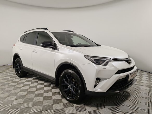 2019 Toyota RAV4 IV (XA40) Рестайлинг, белый - вид 2
