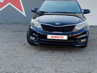 2016 Kia Rio III Рестайлинг, чёрный, 1020000 рублей, вид 2