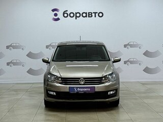 2019 Volkswagen Polo V Рестайлинг, бежевый, 1190000 рублей, вид 2