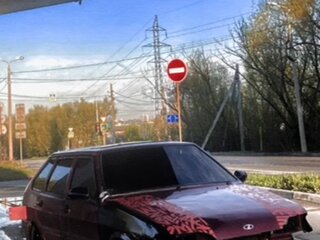 1989 Lada (ВАЗ) 2109, красный, 50000 рублей, вид 1
