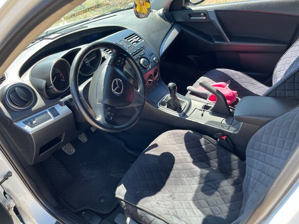 2012 Mazda 3 II (BL) Рестайлинг, белый, 810000 рублей - вид 5