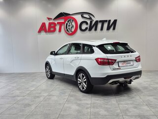 2020 Lada (ВАЗ) Vesta SW Cross I, белый, 1170000 рублей, вид 4