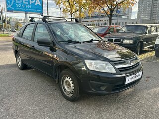 2017 Lada (ВАЗ) Granta I, чёрный, 449000 рублей, вид 2