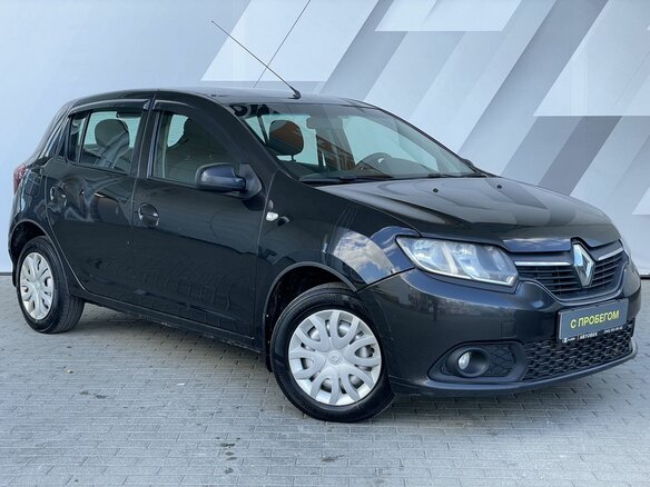 2017 Renault Sandero II, чёрный - вид 2