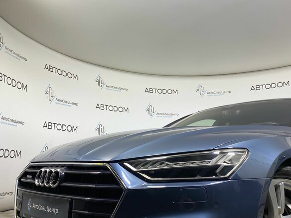 2018 Audi A7 55 TFSI II (4K), синий, 3949900 рублей - вид 8